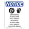 Signmission OSHA, Cryogenic Gloves And, 10in X 7in Rigid Plastic, 7" W, 10" H, Portrait, OS-NS-P-710-V-10855 OS-NS-P-710-V-10855 - alternate 1